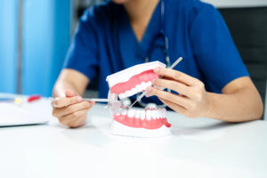Oral Hygiene Demonstration at Same Day Dentist Franklinville NJ
