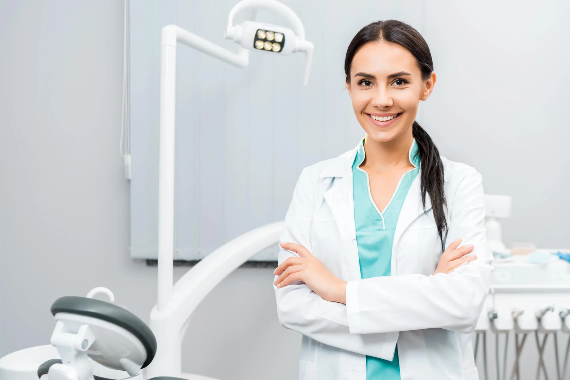 Young female and smiling dentist in Franklinville, NJ.
